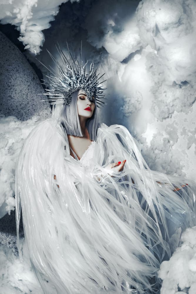 Regal Ice Queen by Ruslan Bolgov — canvas wall art
