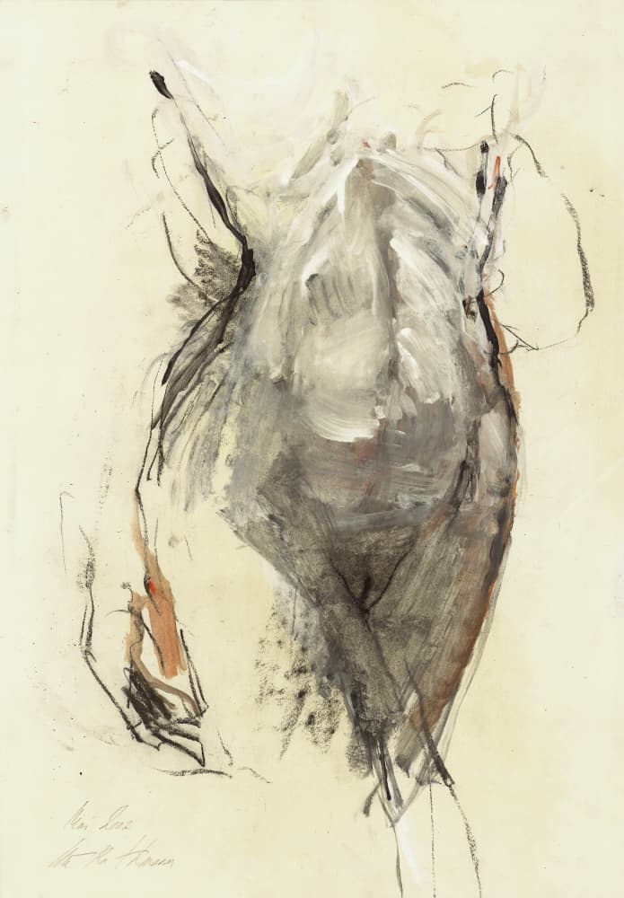 Expressive Figure Study by Ute Rathmann — canvas wall art