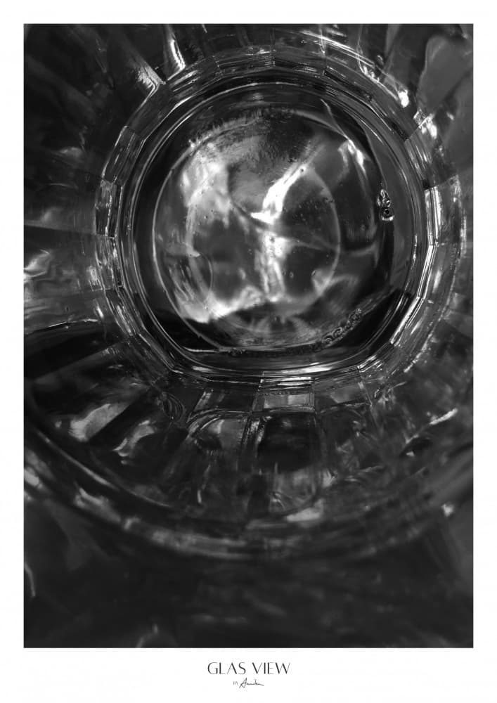 Glass Reflections Abstract by Annika John — canvas wall art