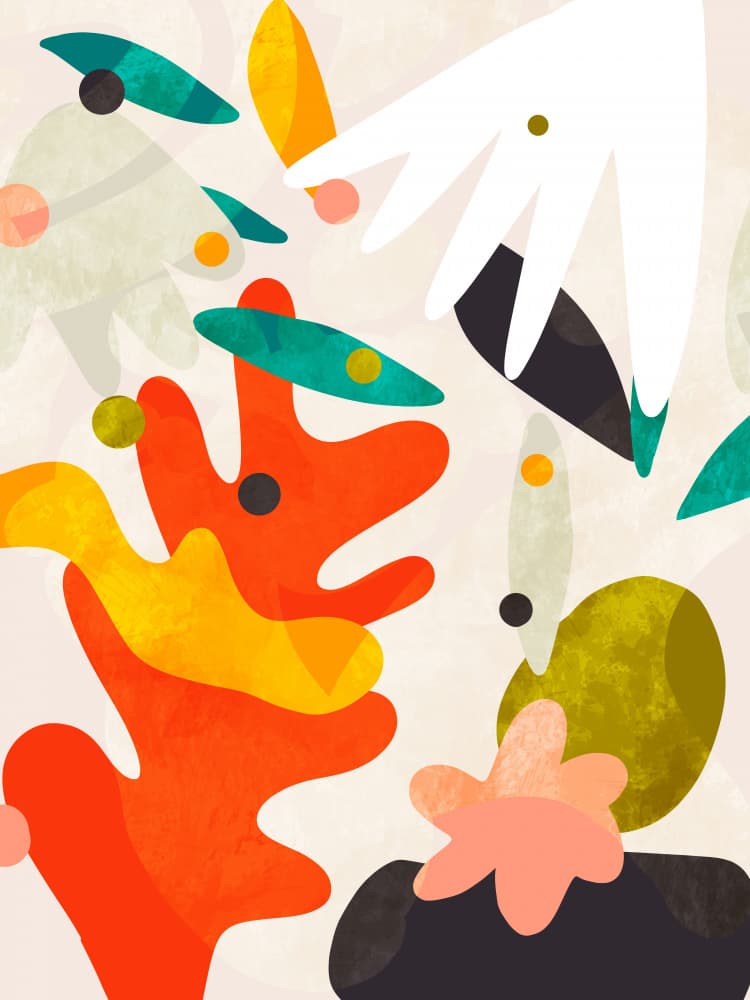 Cutouts Bauhaus 4 Kopie by Ana Rut Bre — canvas wall art