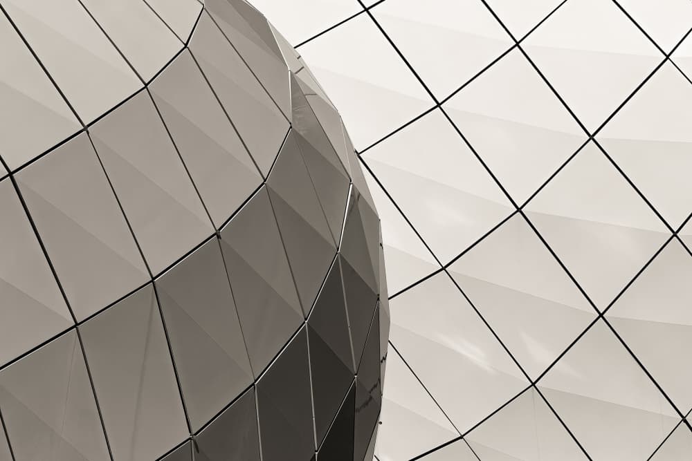 Faceted Geometric Architecture by Raffi Bashlian — canvas wall art