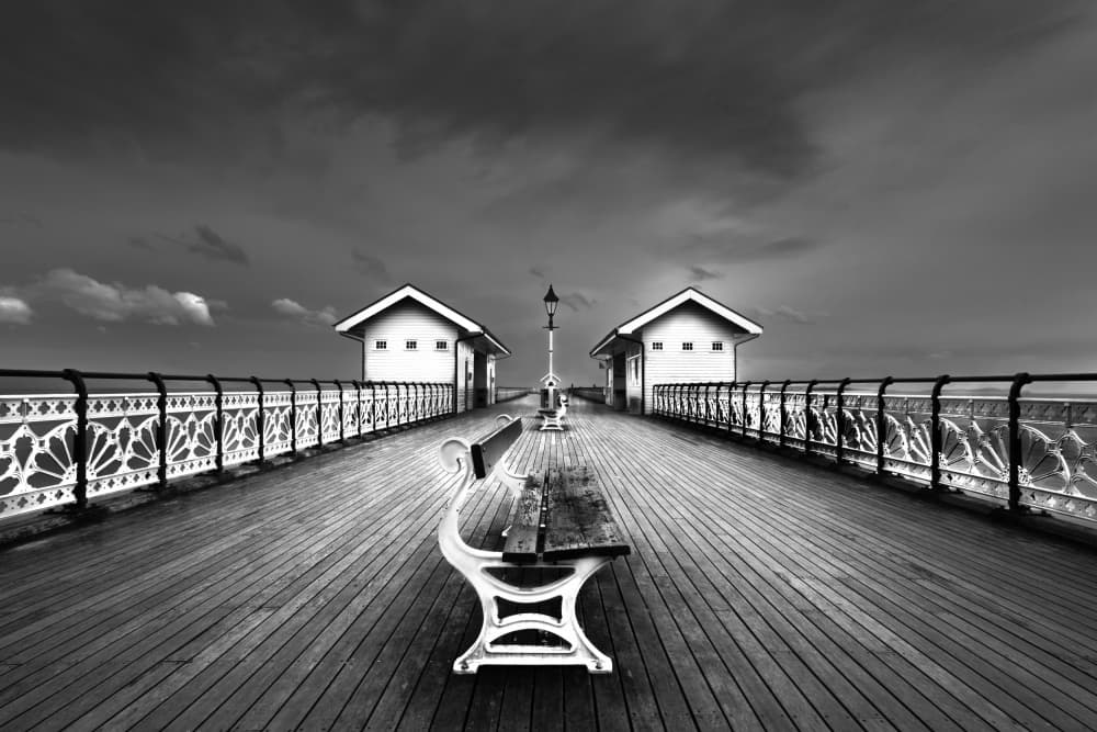 Solitary Pier Bench by Boterman Patrick — canvas wall art