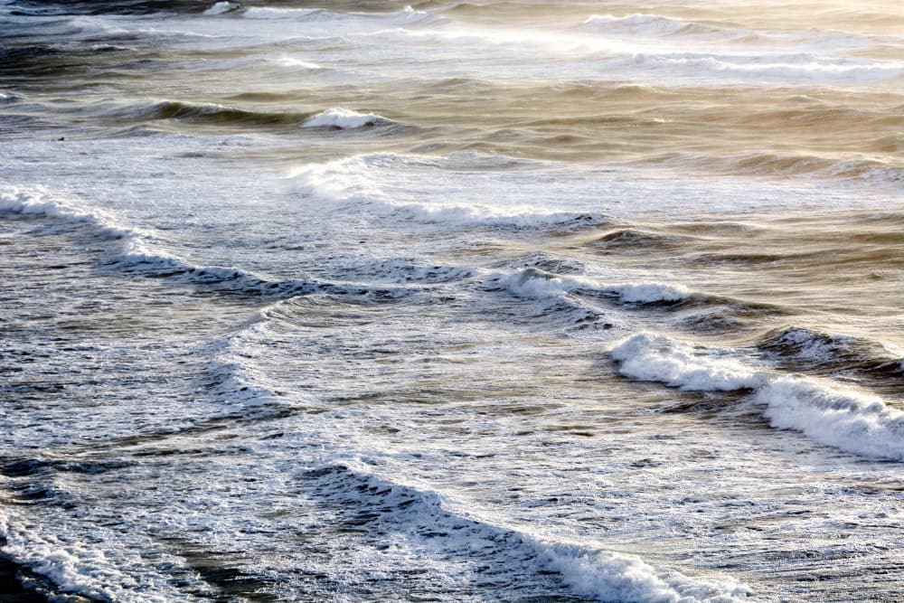 Sunlit Ocean Waves by Tal Paz-Fridman — canvas wall art