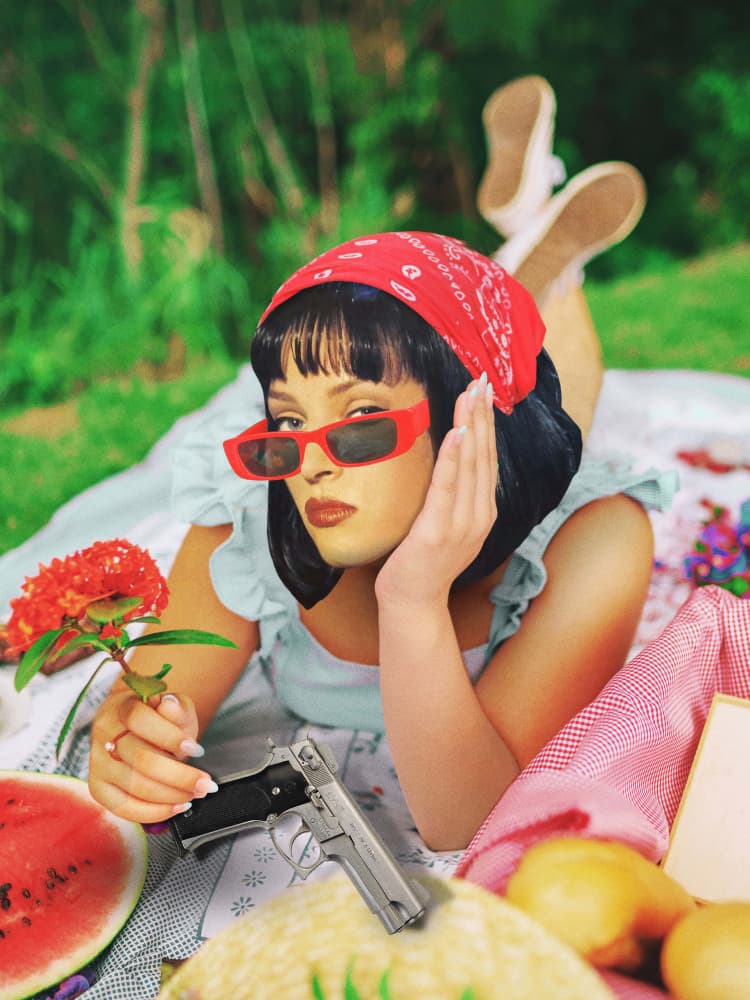 Mia On Park by Dikhotomy — canvas wall art