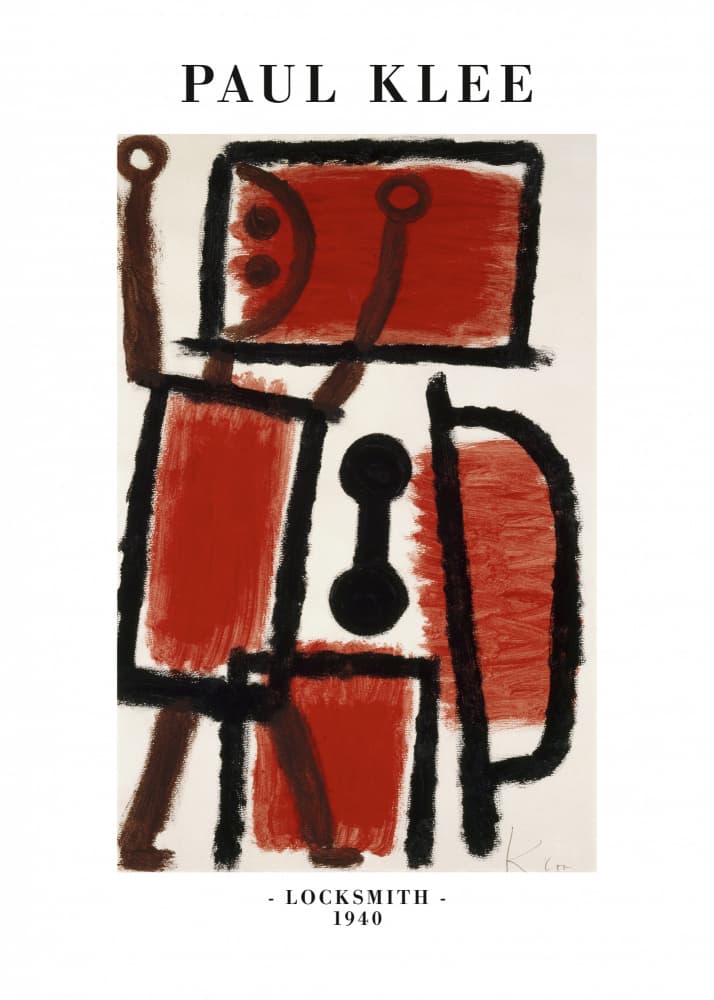 Locksmith 1940 by Paul Klee — canvas wall art