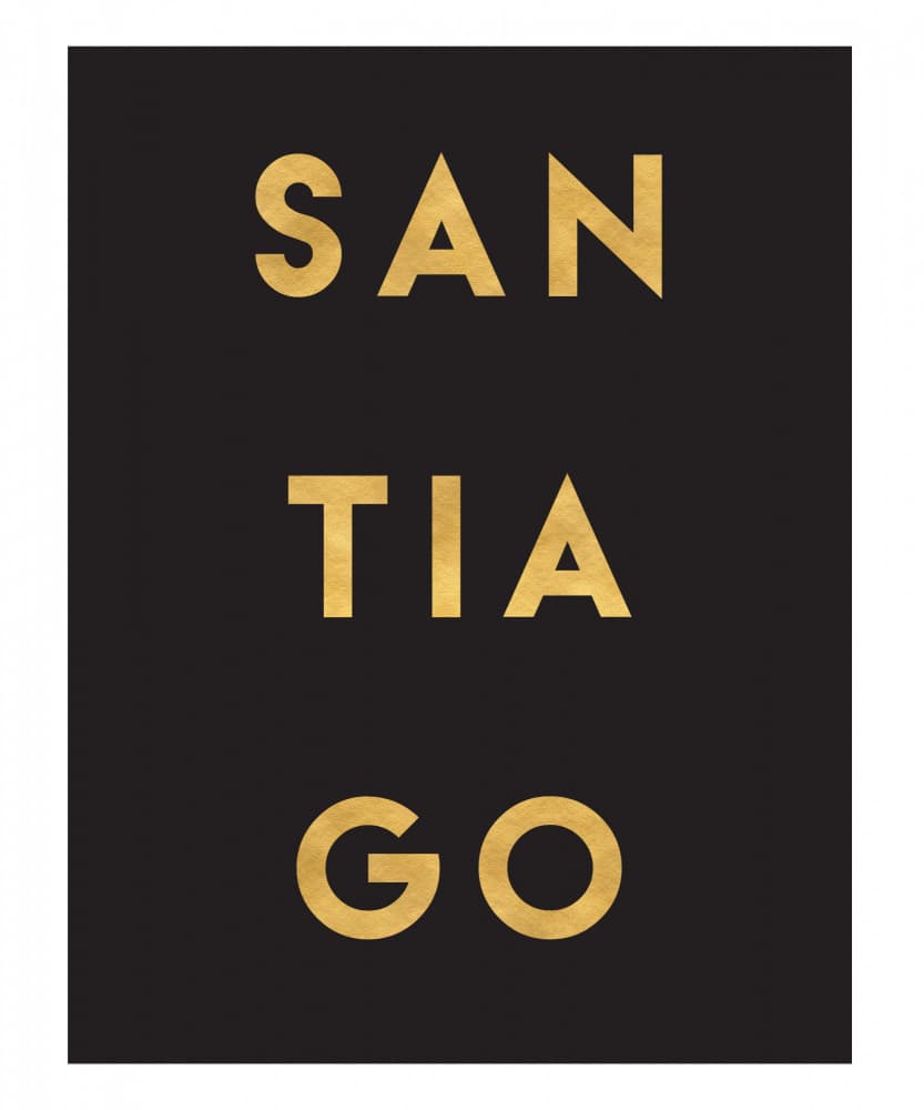 1 Gold On Black City Names 76 by Emiliano Deificus — canvas wall art