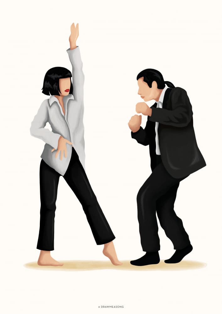 Cool Dance Moves by Nour Tohme — canvas wall art