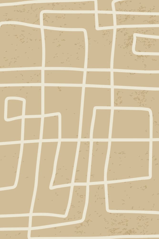 Meandering Line Abstract Pattern by jay stanley — canvas wall art
