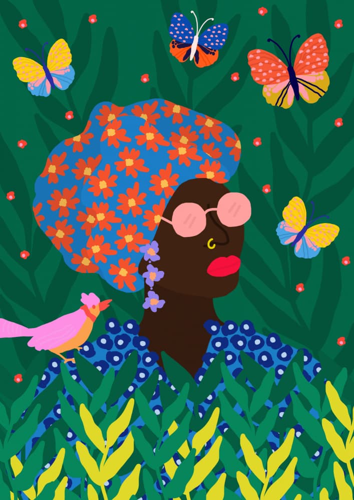 Enjoy Outside by Rafaela Mascaro — canvas wall art