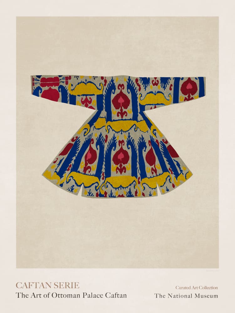 Ornate Ottoman Caftan by Emel Tunaboylu — canvas wall art