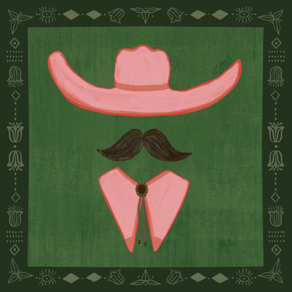 Pink Cowboy Icon