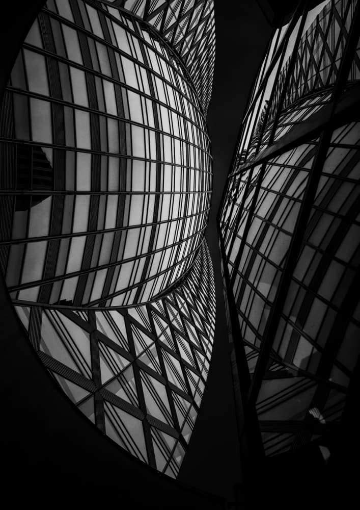 Sleek Urban Architecture by Kouji Tomihisa — canvas wall art