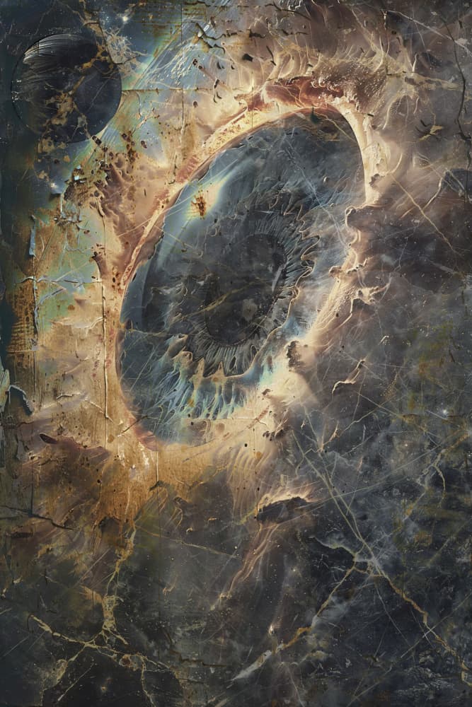 Cosmic Eye Vortex by Rafal Kulik — canvas wall art