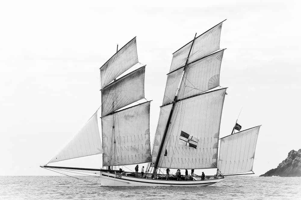 Classic Sailing Ship by Vincent DEMOULIN — canvas wall art