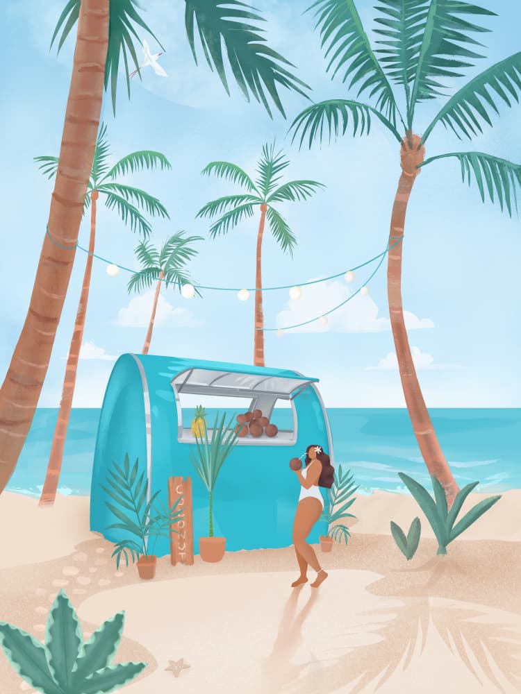 Summer by Petra Lizde — canvas wall art