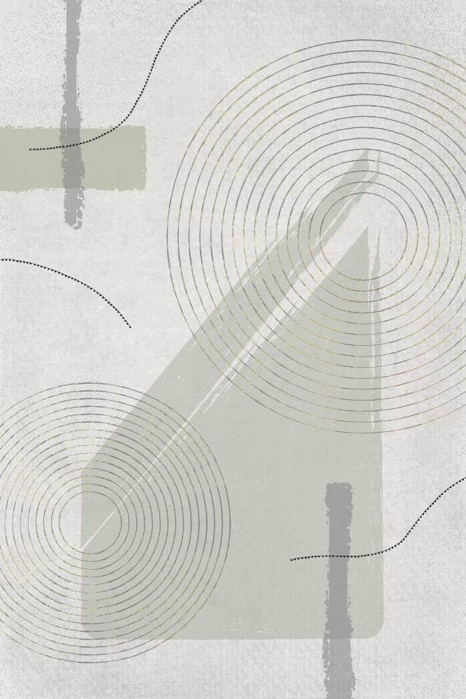 Soft Geometric Shapes by Melanie Viola — canvas wall art