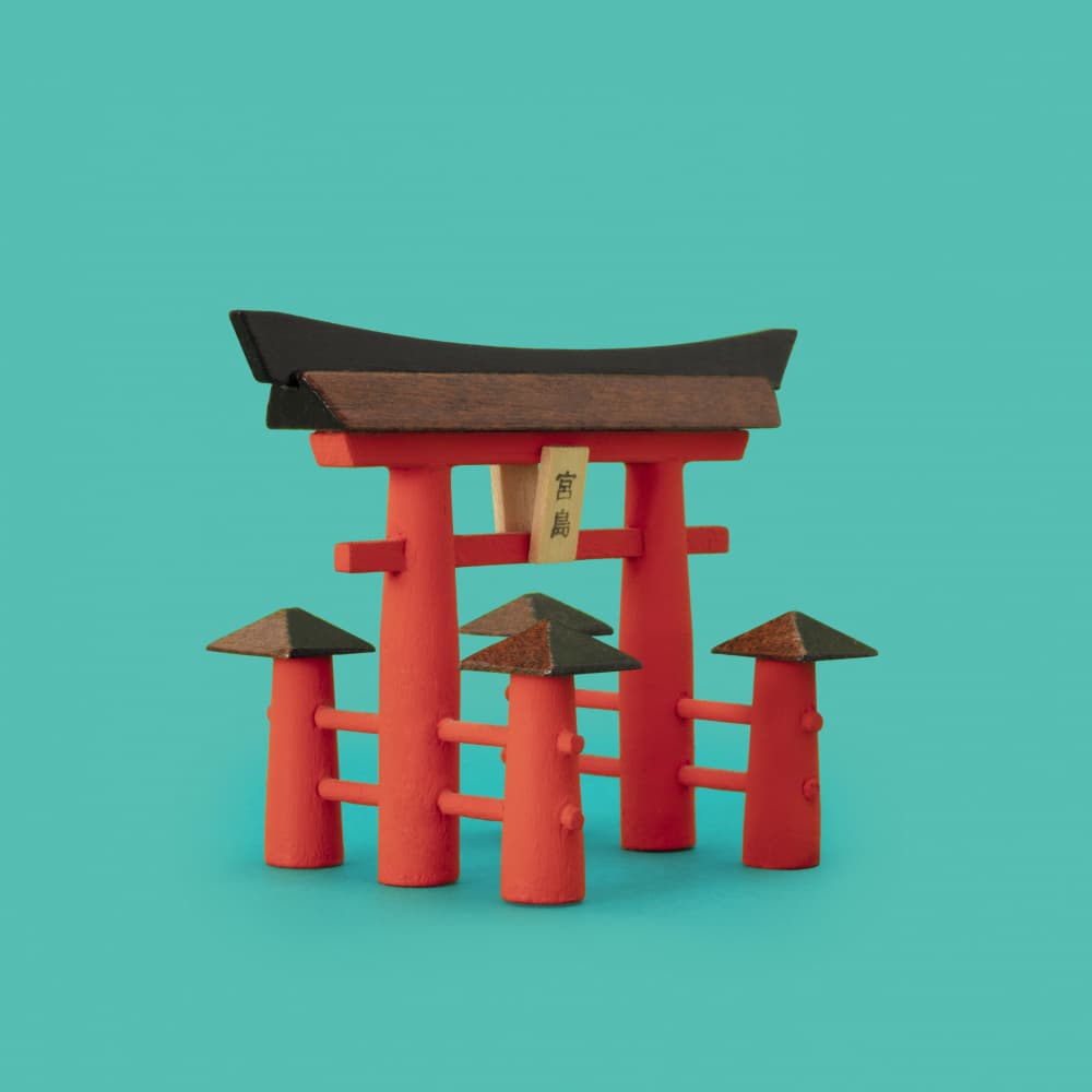 Torii by Julia Ramiro — canvas wall art