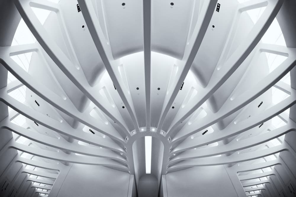 Modern Architectural Curves by Martin Fleckenstein — canvas wall art