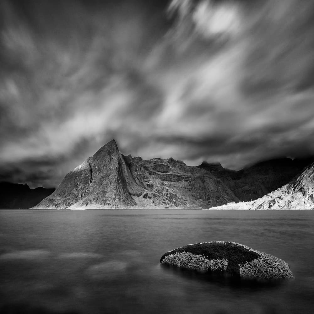 Dramatic Fjord Landscape by Sorin Tanase — canvas wall art