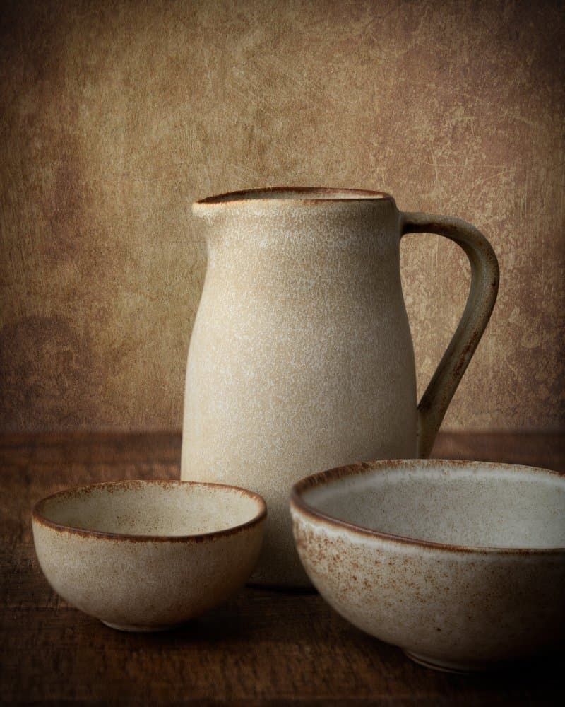 Rustic Ceramic Still Life by Mogyorosi Stefan — canvas wall art