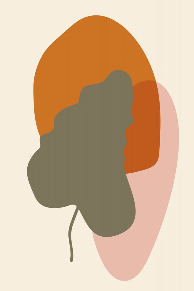 Earthy Botanical Abstract by Dina Dankers — canvas wall art