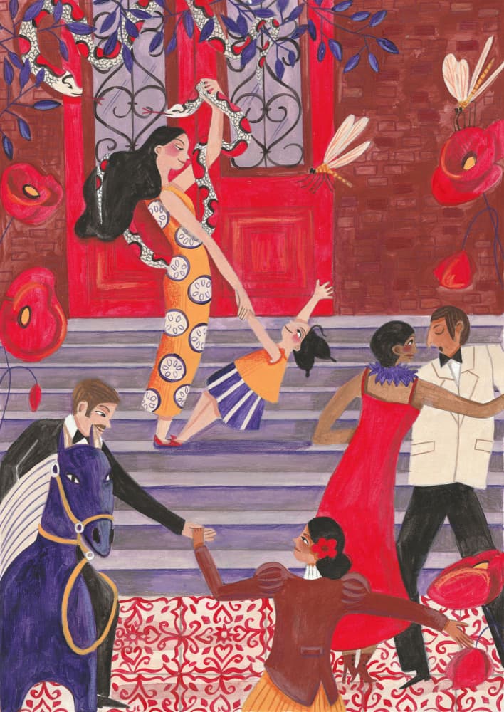 Year of the snake by Caroline Bonne Müller — canvas wall art