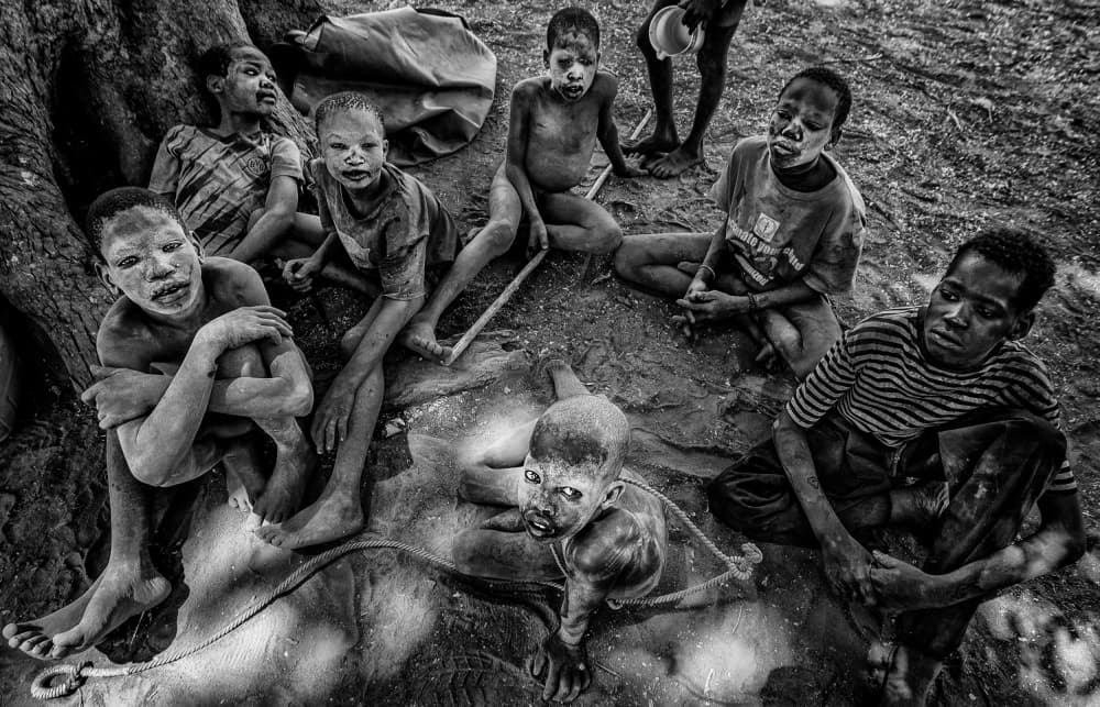 African Village Children by Joxe Inazio Kuesta Garmendia — canvas wall art