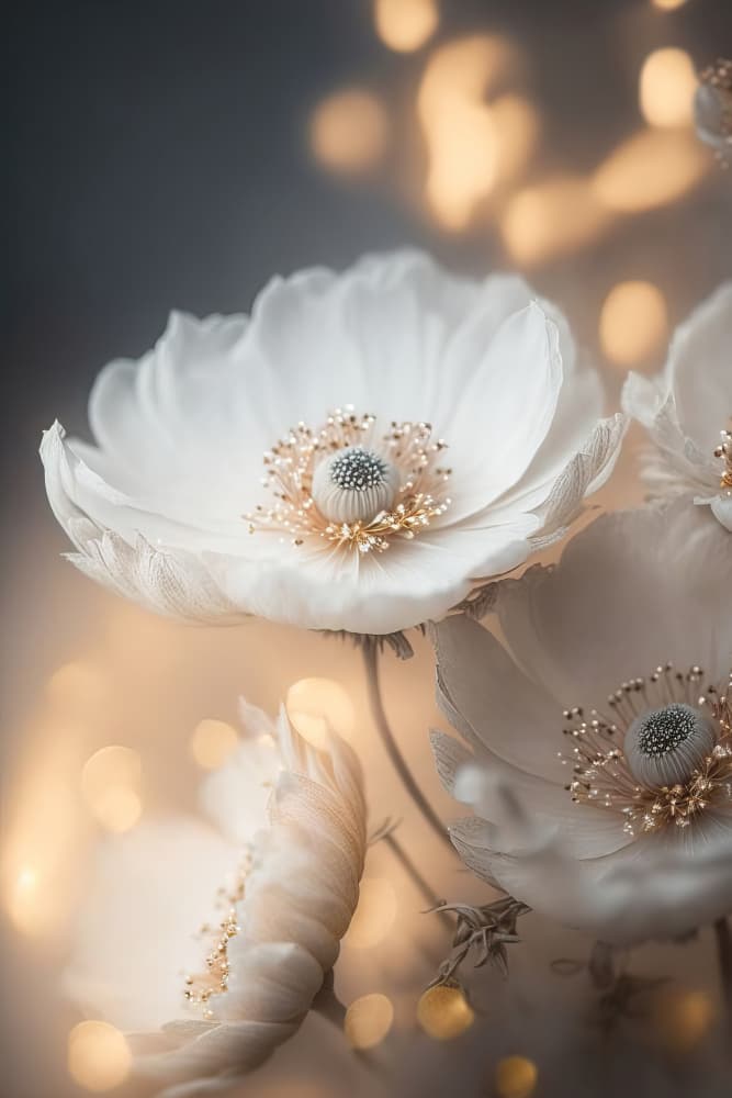 Ethereal Blooms by Treechild — canvas wall art