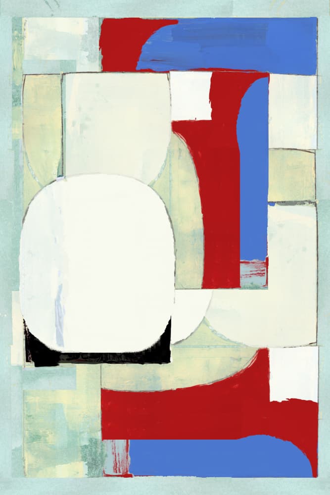Abstract Geometric Shapes by cartissi — canvas wall art