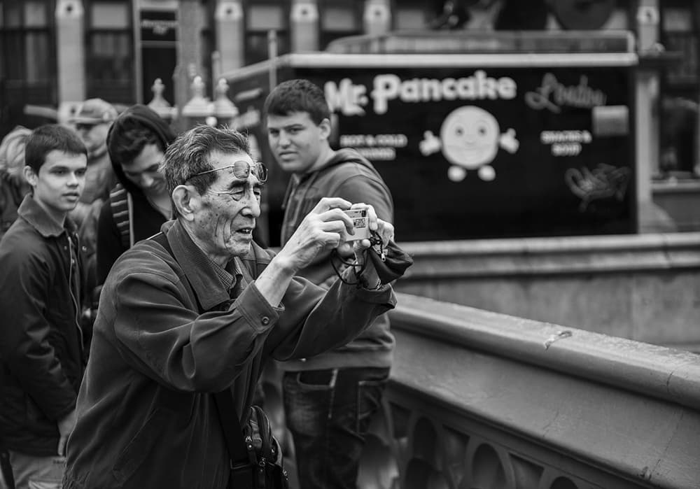 Street Photographer London by Yavuz Pancareken — canvas wall art