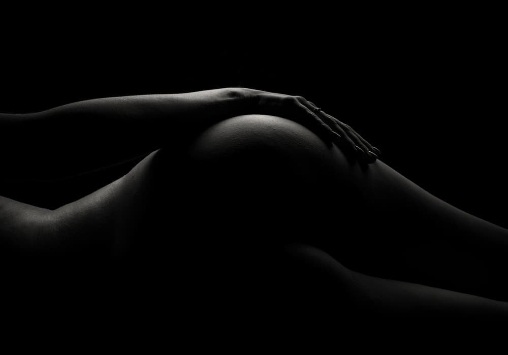 Sensual Body Curves by James Yang — canvas wall art