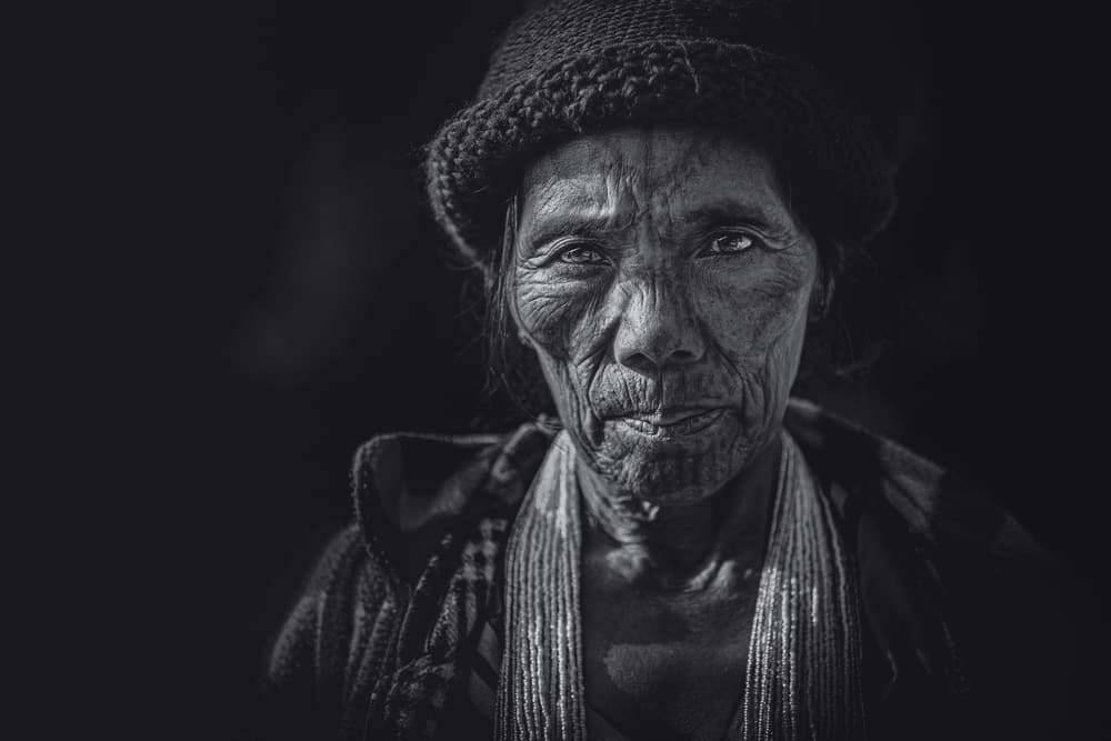 Wise Woman Portrait by Marco Tagliarino — canvas wall art