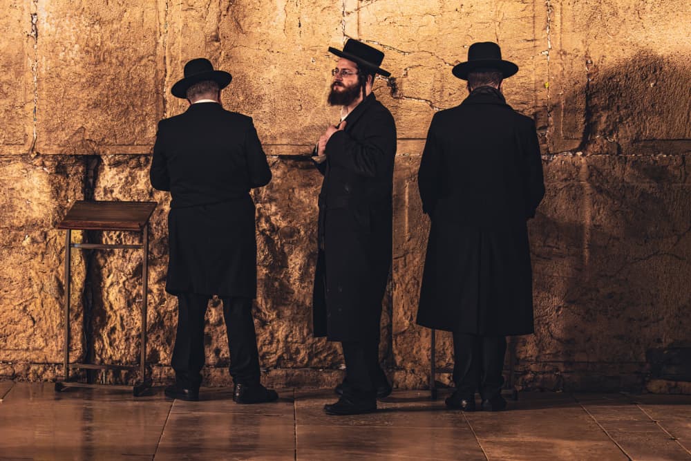 Jerusalem Western Wall Prayer by Marco Tagliarino — canvas wall art