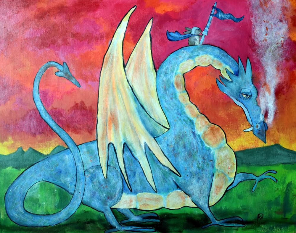 Dragon Adventure by Andrea Doss — canvas wall art