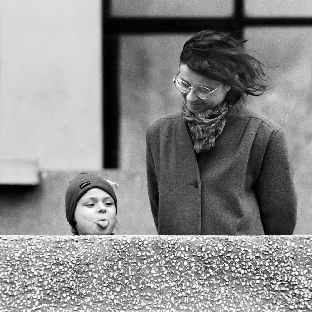 Funny Face Candid Moment by Jacek Stefan — canvas wall art