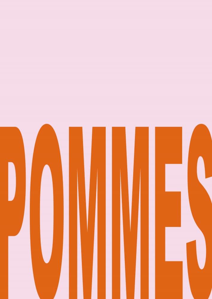 Playful Pommes Typography