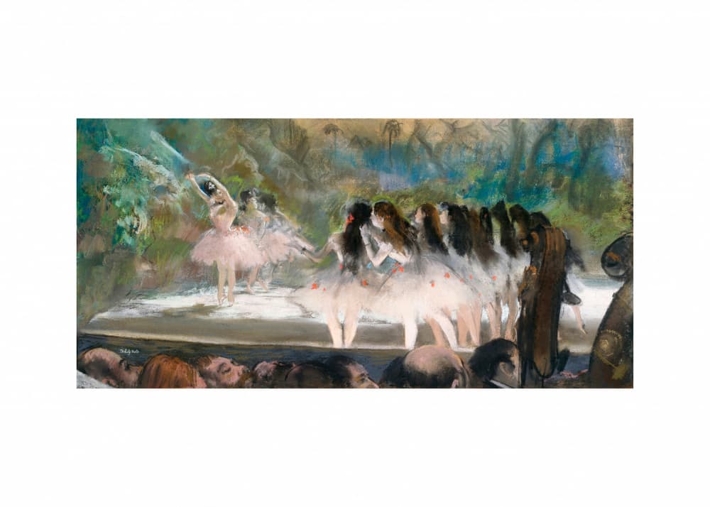 Ballet At the Paris Opéra No.2 by Edgar Degas — canvas wall art
