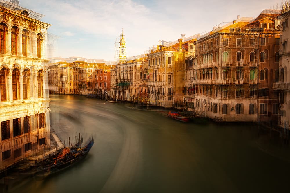 Grand Canal Golden Hour by Massimo Della Latta — canvas wall art