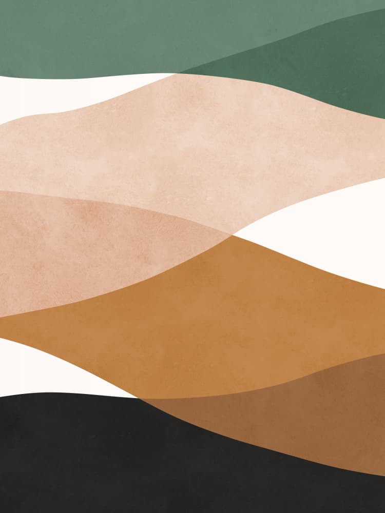 Earthy Desert Landscape by Vitor Costa — canvas wall art