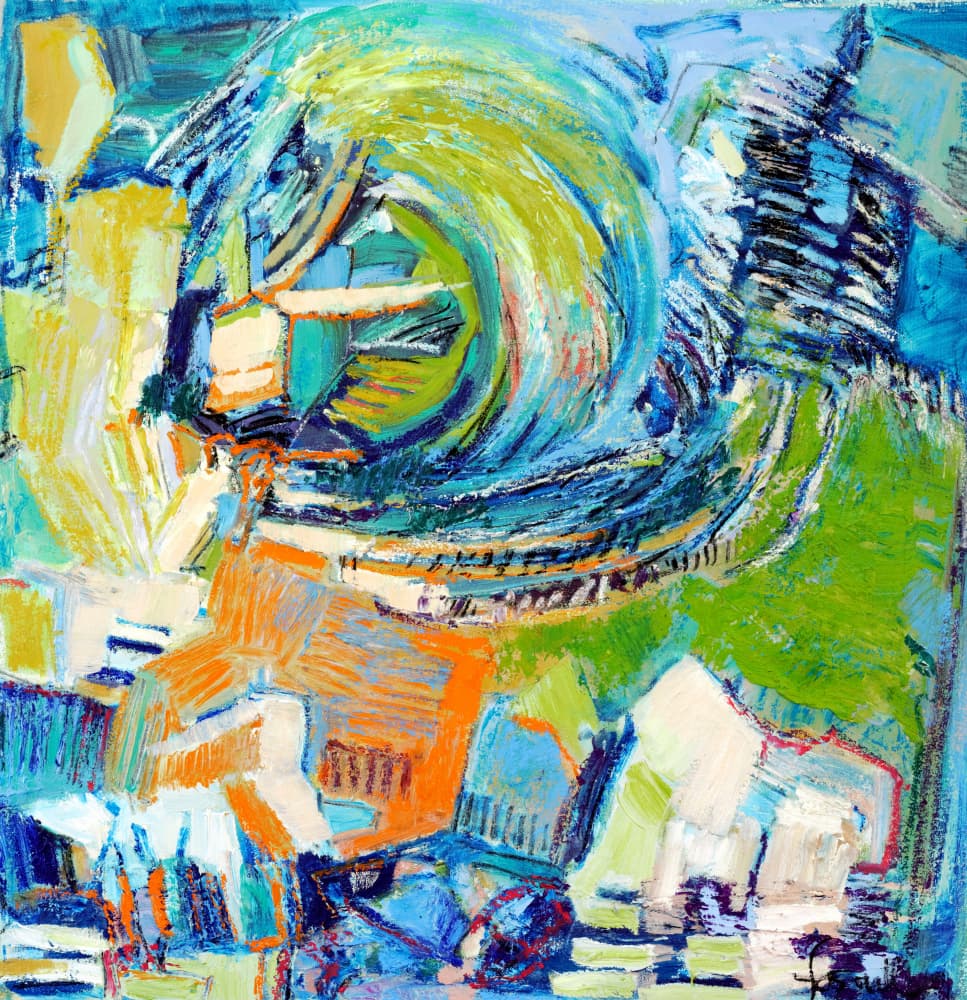 Swirling Patterns by Dorothy Fagan — canvas wall art