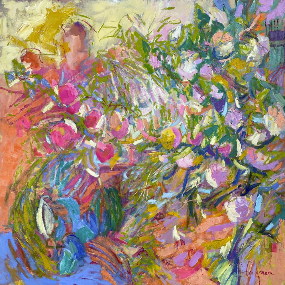 Vibrant Floral Petals by Dorothy Fagan — canvas wall art