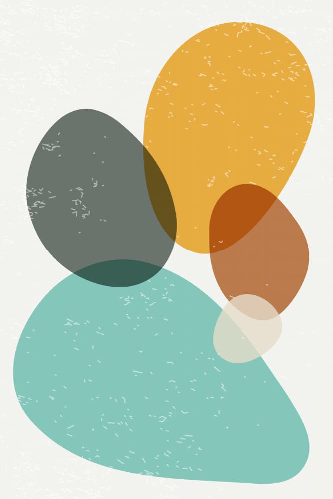 Organic Modern Shapes by jay stanley — canvas wall art