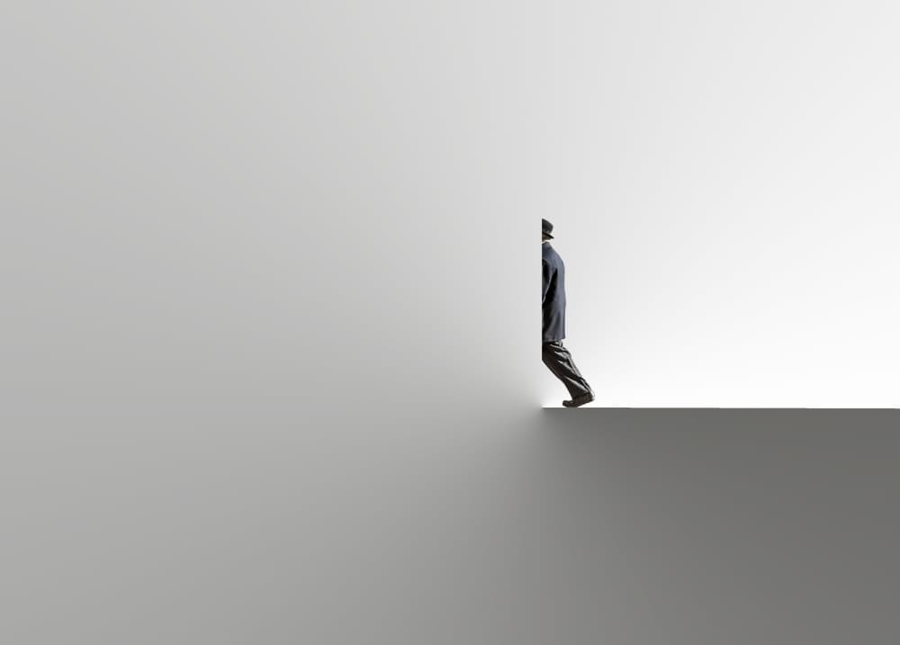 Man Stepping Out by Natalia — canvas wall art
