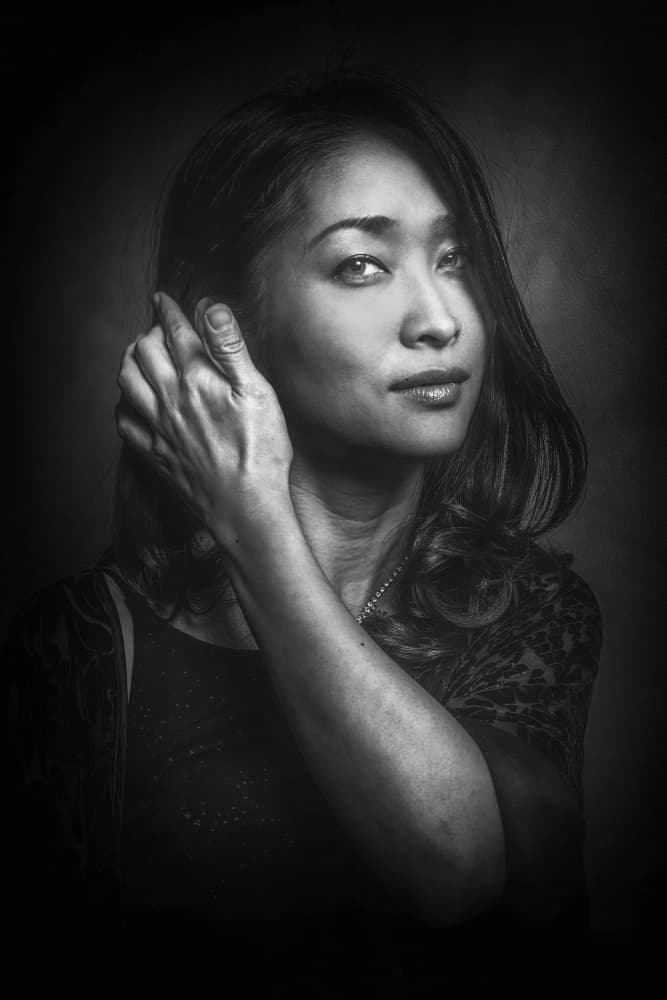 Pensive Asian Woman by Eiji Yamamoto — canvas wall art