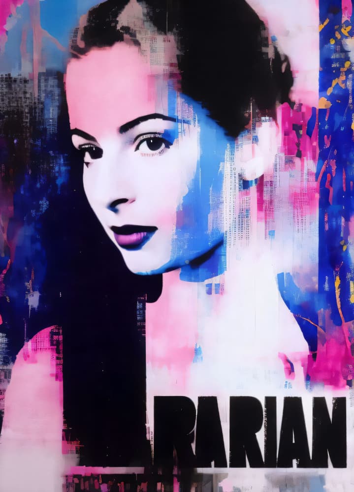 Vibrant Pop Art Portrait by Cicero Spin — canvas wall art