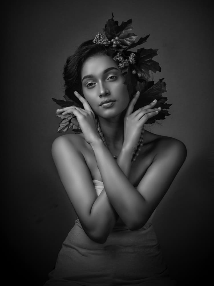 Elegant Nature Portrait by PARTHA BHATTACHARYYA — canvas wall art