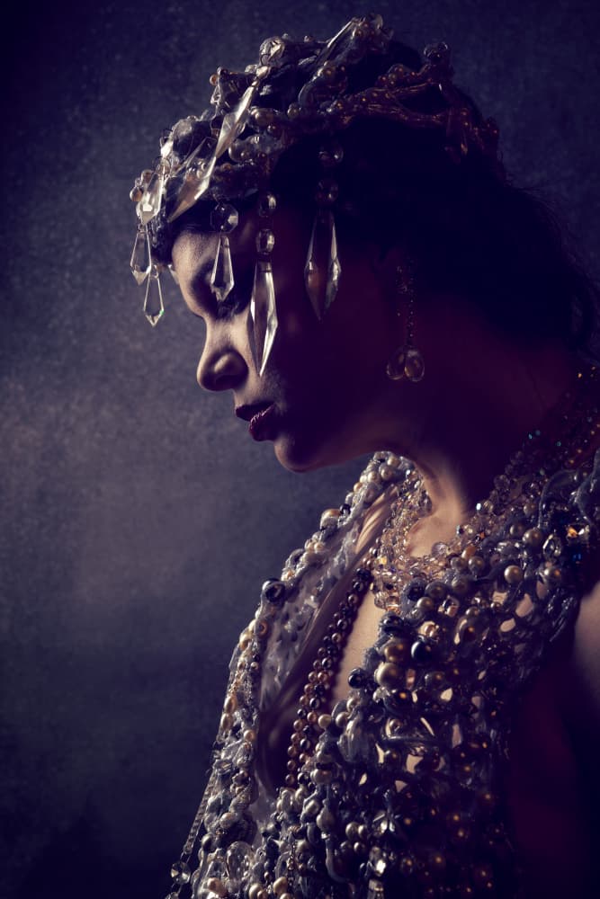 Regal Pearl Crown by Ineke Mighorst — canvas wall art