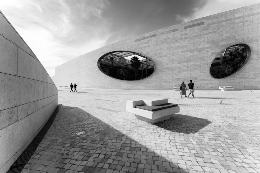 Modern Architectural Ovals by Jurij Bizjak — canvas wall art