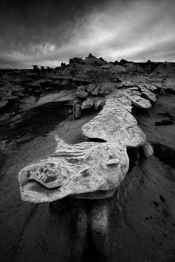 Stone Dragon Desert by John Fan — canvas wall art