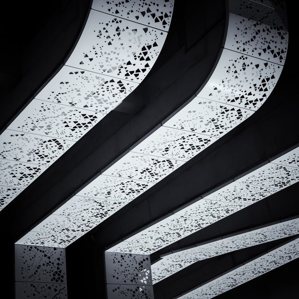 Modern Geometric Curves by Jeroen van de Wiel — canvas wall art